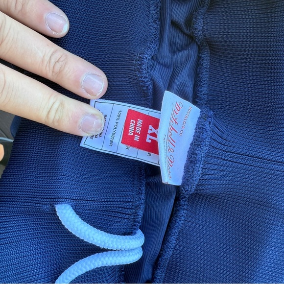 Mitchell & Ness Navy Mesh Top - Picture 3 of 4